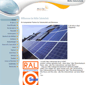 Tablet Screenshot of mueller-solar-technik.de